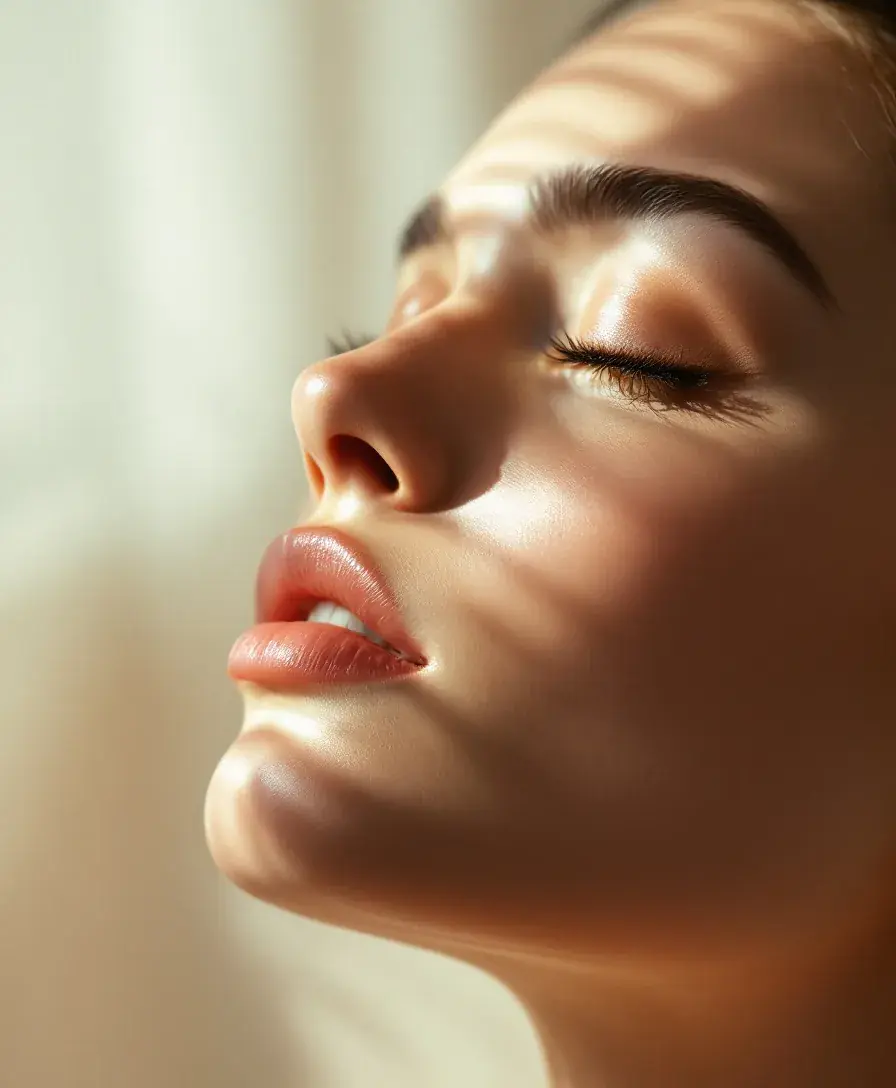 Sun-exposed skin across the cheekbone before IPL photofacial treatment in Scottsdale