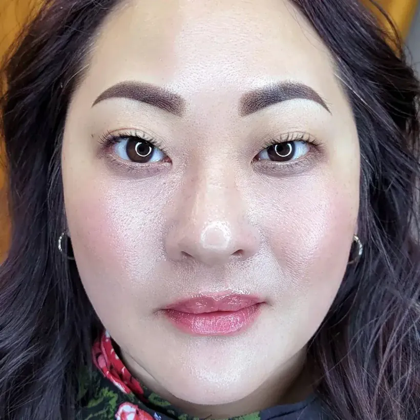 Healed brows natural finish — permanent makeup by Marina Stejar, Scottsdale AZ